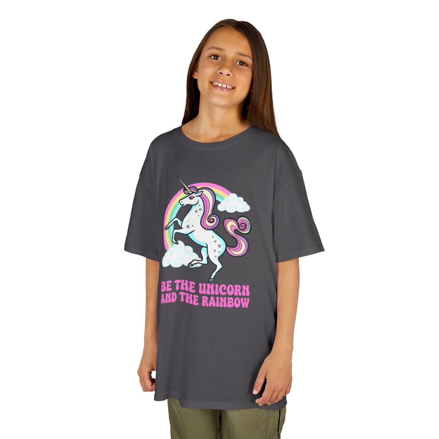 Kids' Be The Unicorn and The Rainbow T-Shirt - 17 Colors