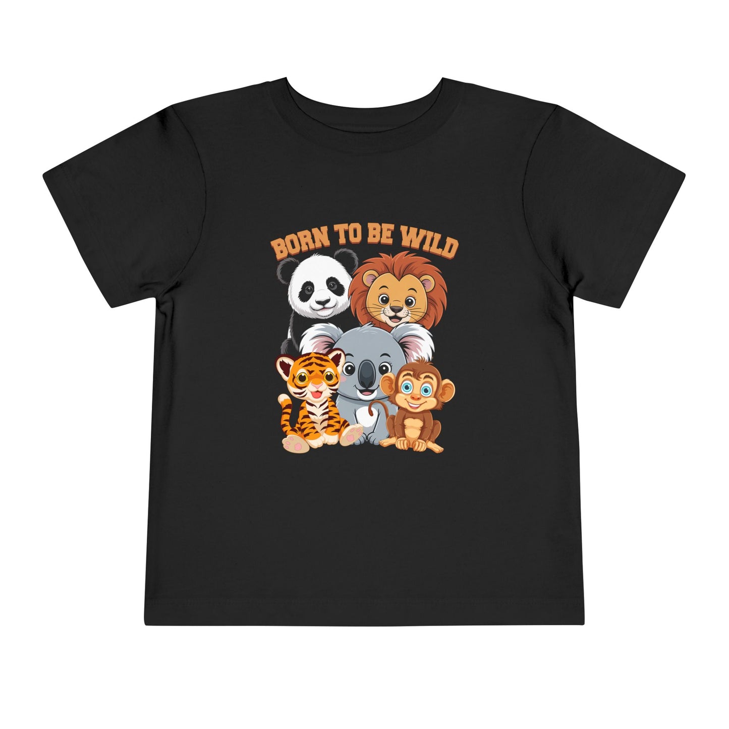 Born To Be Wild Cute Animals Toddler Tee - 8 colors