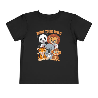 Born To Be Wild Cute Animals Toddler Tee - 8 colors
