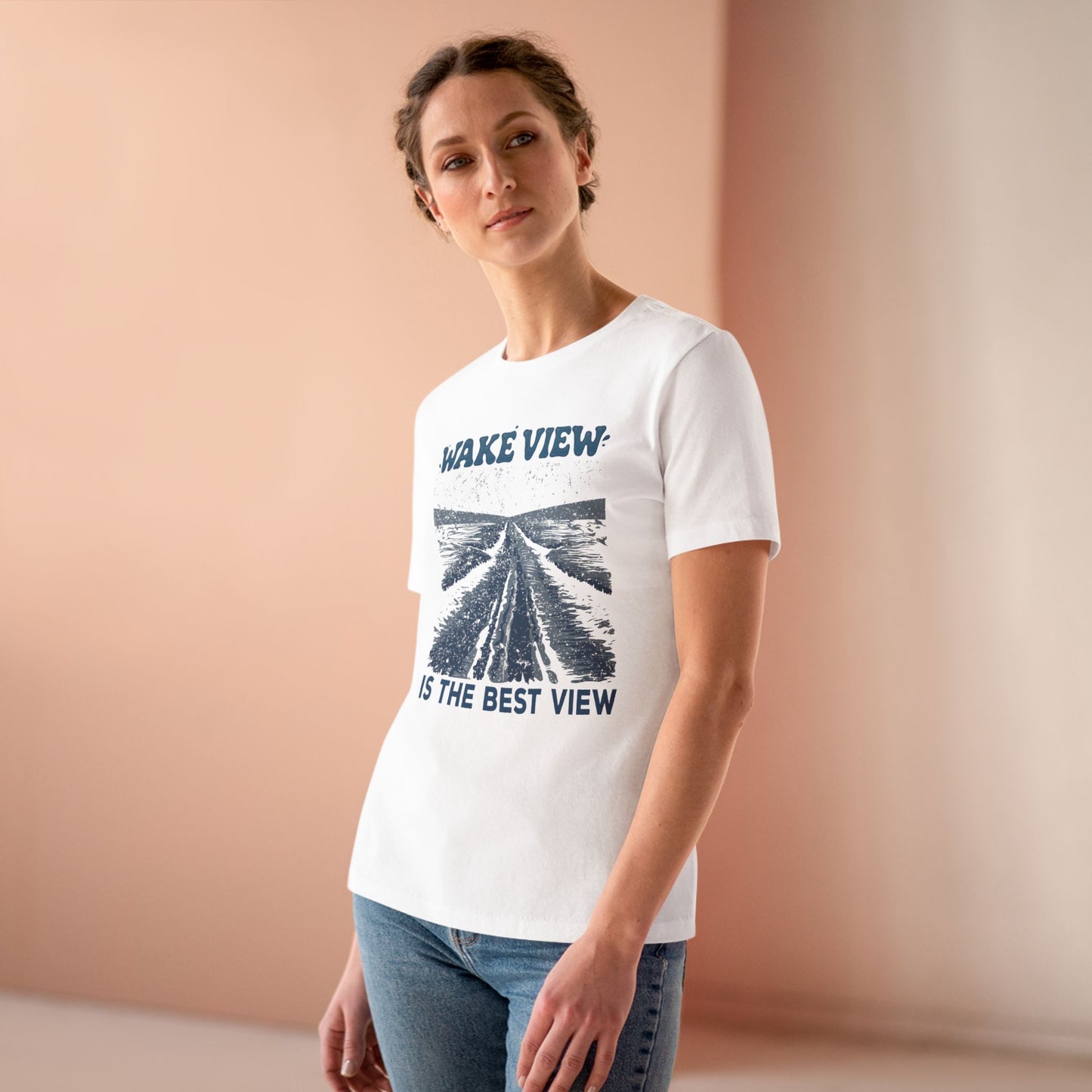 Women's Wake View is The Best View Semi-Relaxed T-Shirt - 3 colors