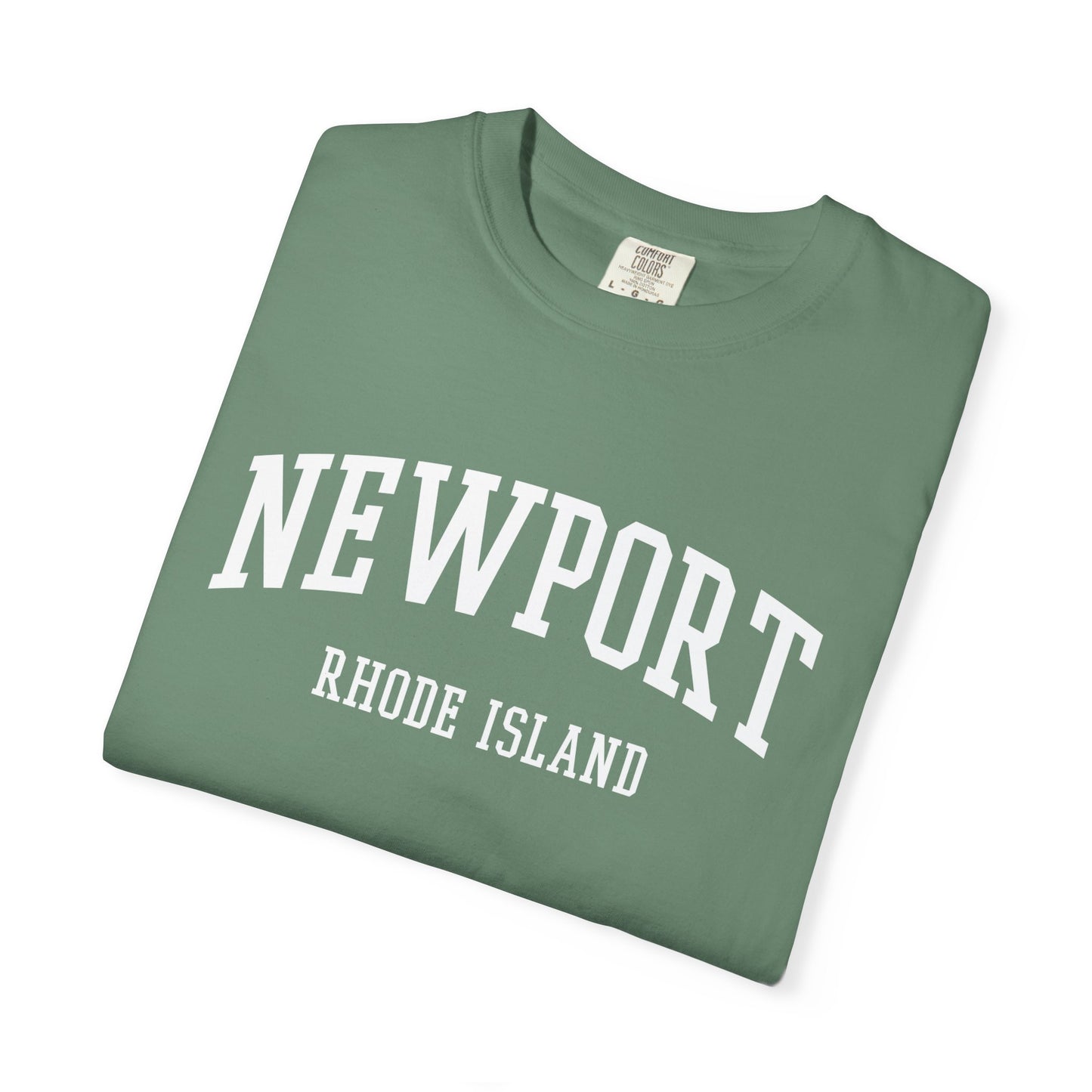 Newport Rhode Island Classic Block T-shirt - 15 colors