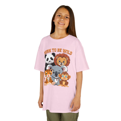 Kids' Born to Be Wild Animal Friends T-Shirt - 18 colors