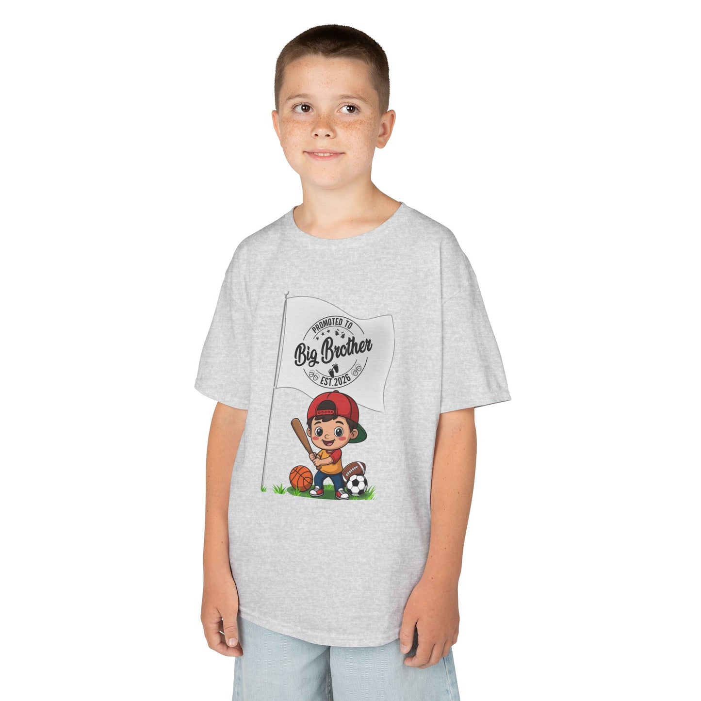 Kids' Promoted to Big Brother 2026 T-Shirt - 16 colors