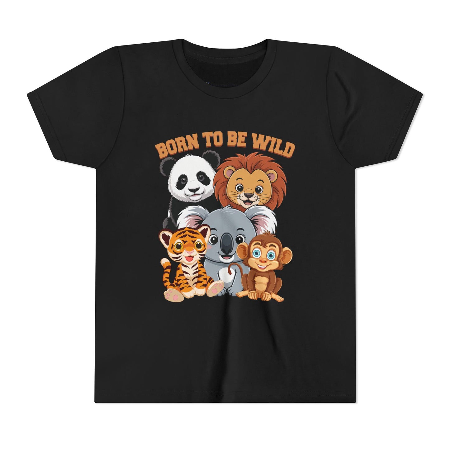 Born to Be Wild Animal Friends Kids T-Shirt