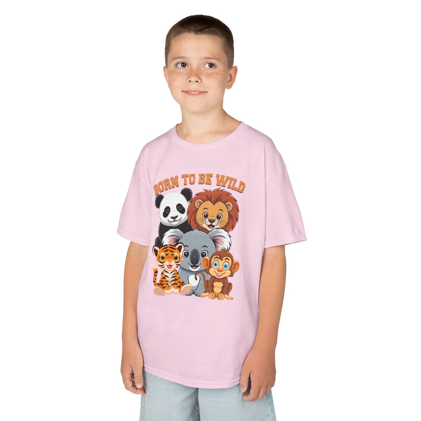Kids' Born to Be Wild Animal Friends T-Shirt - 18 colors