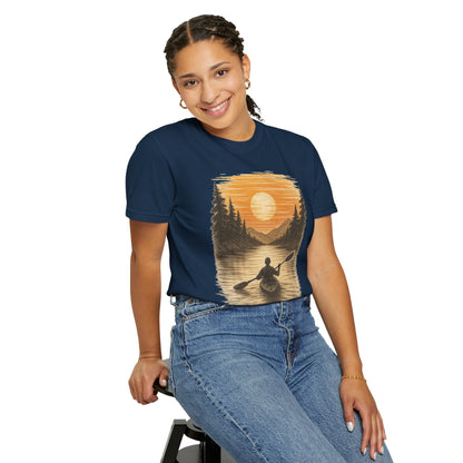 Sunset Kayak Unisex T-Shirt - 11 colors