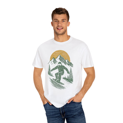 Snowboard Sundown Unisex T-Shirt - 10 colors