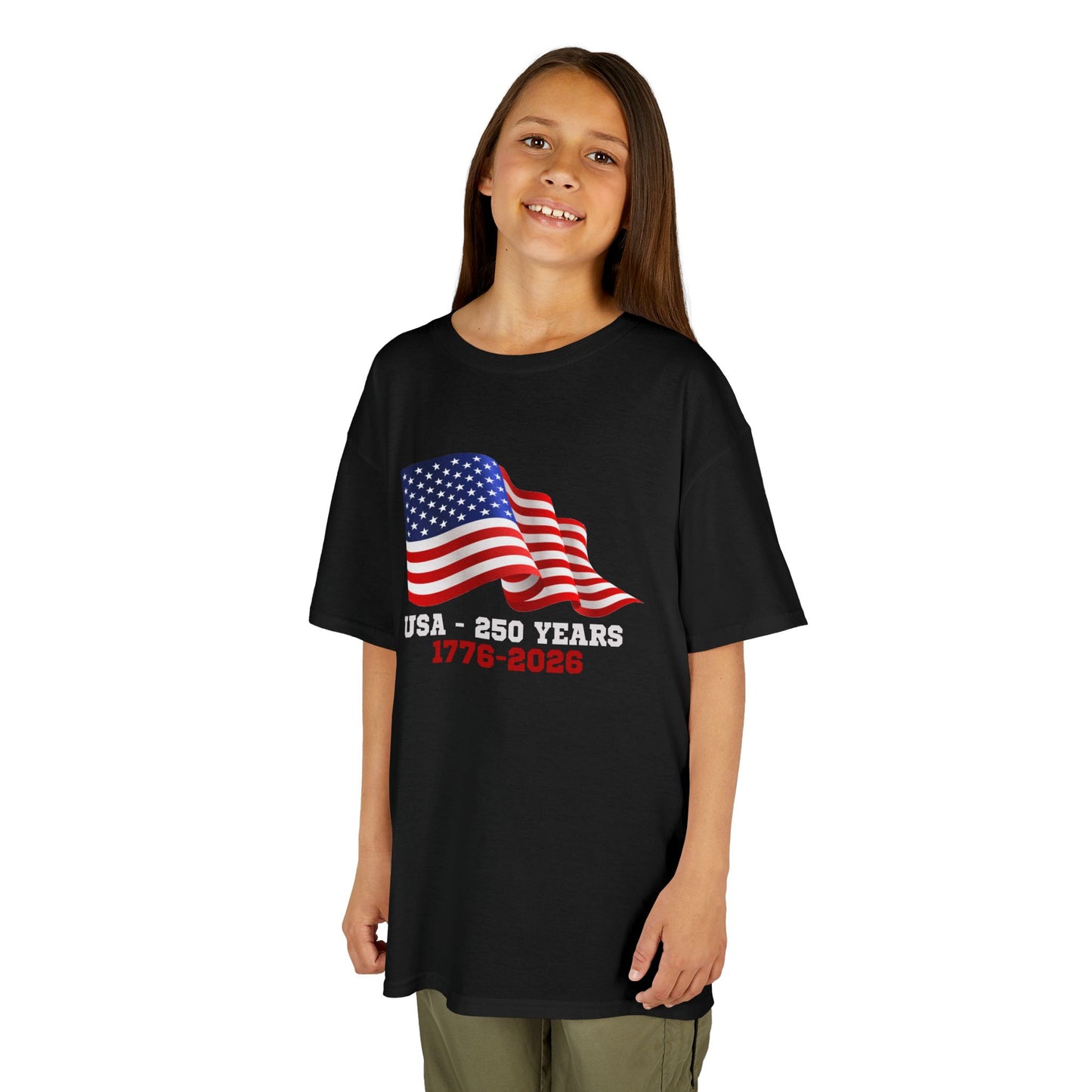Kids' USA 250 Years Birthday 1776-2026 T-shirt - 15 colors