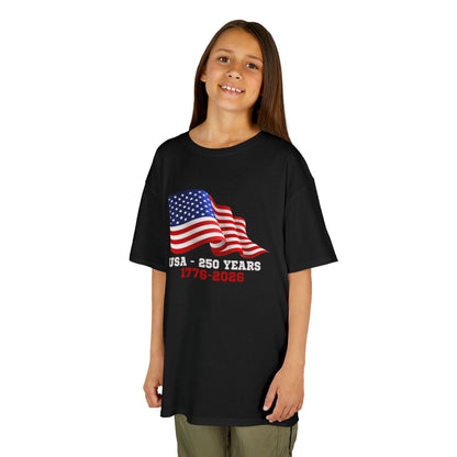 Kids' USA 250 Years Birthday 1776-2026 T-shirt - 15 colors