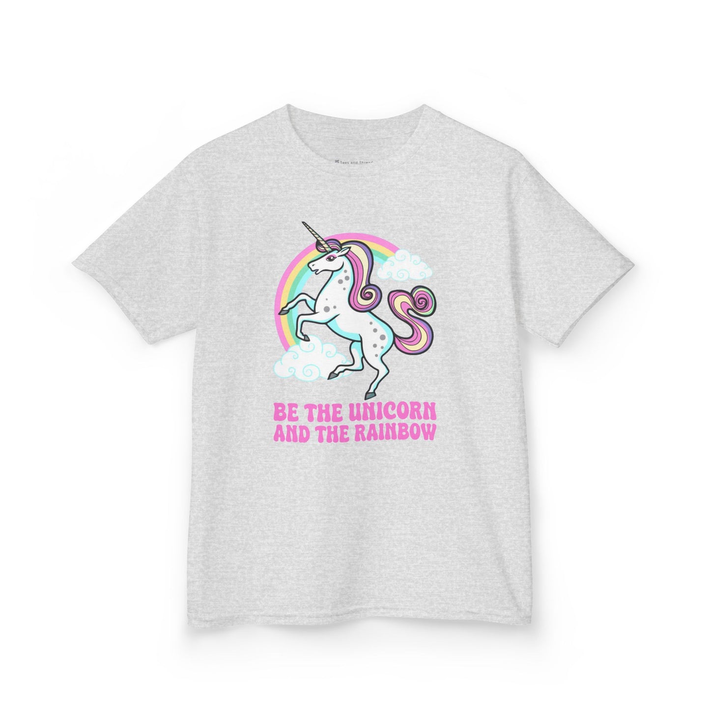 Kids' Be The Unicorn and The Rainbow T-Shirt - 17 Colors