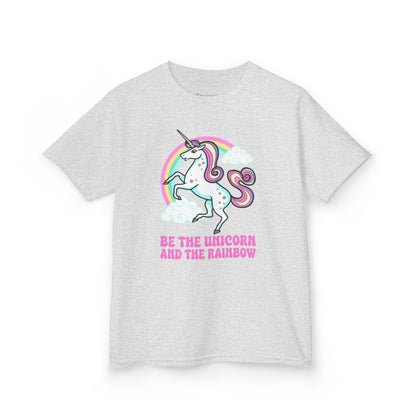 Kids' Be The Unicorn and The Rainbow T-Shirt - 17 Colors