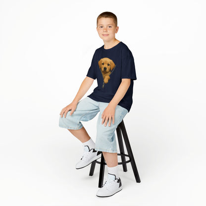 Kids' Peeking Puppy T-shirt - 15 colors