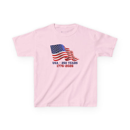 Kids' USA 250 Years Birthday 1776-2026 T-shirt - 15 colors
