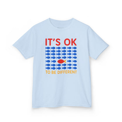 Kids' It's OK To Be Different Fishy Friends T-Shirt - 15 colors