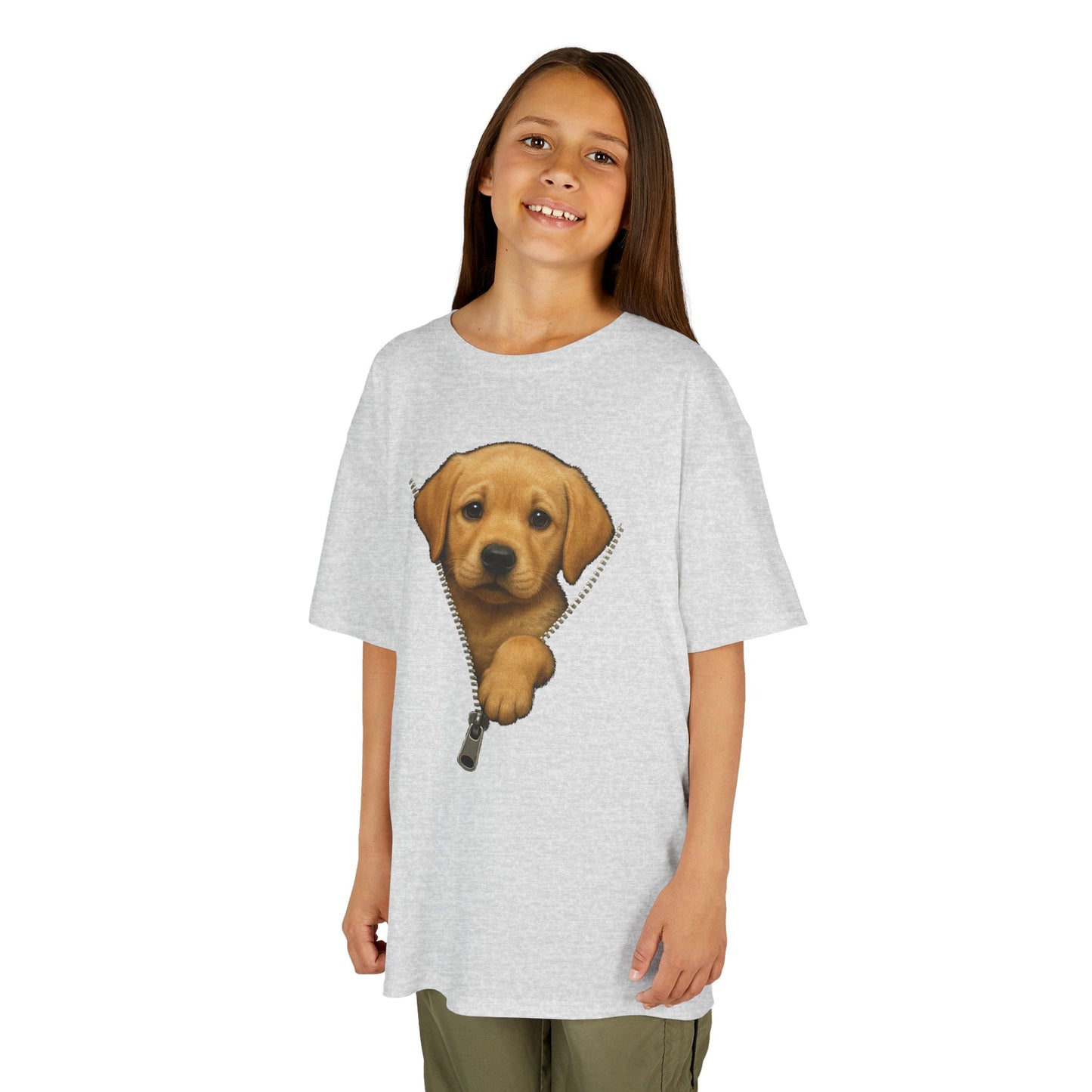 Kids' Peeking Puppy T-shirt - 15 colors