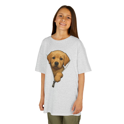Kids' Peeking Puppy T-shirt - 15 colors