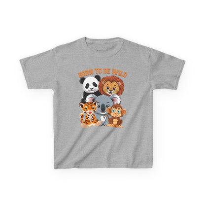 Kids' Born to Be Wild Animal Friends T-Shirt - 18 colors