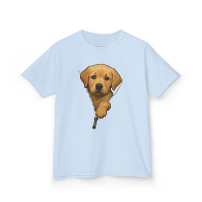 Kids' Peeking Puppy T-shirt - 15 colors