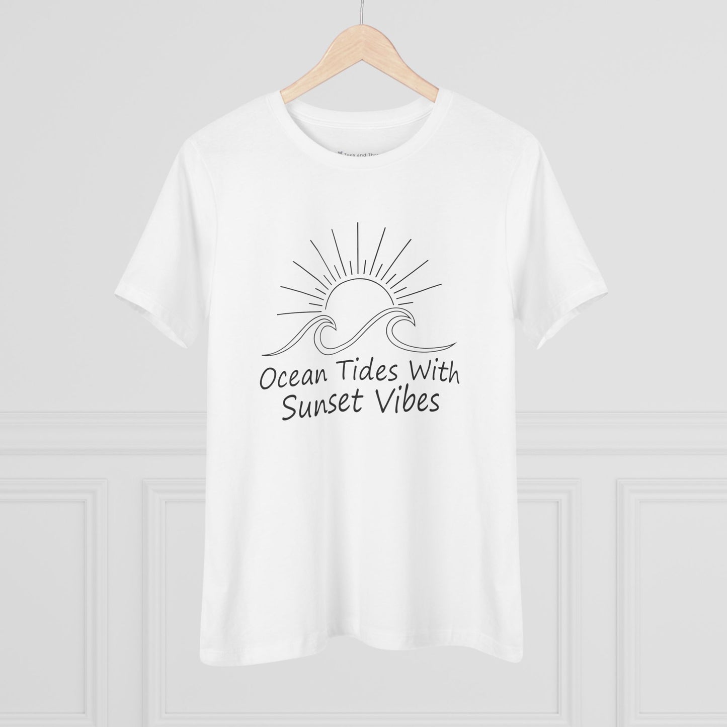 Women's Ocean Tides Sunset Vibes Semi-Relaxed T-Shirt - 8 colors