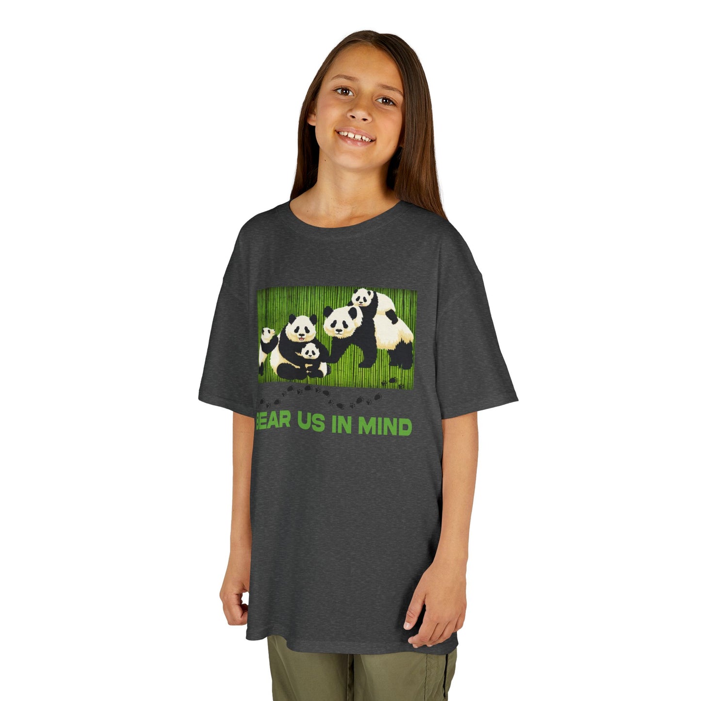 Kids' Bear Us In Mind Panda T-Shirt - 15 colors
