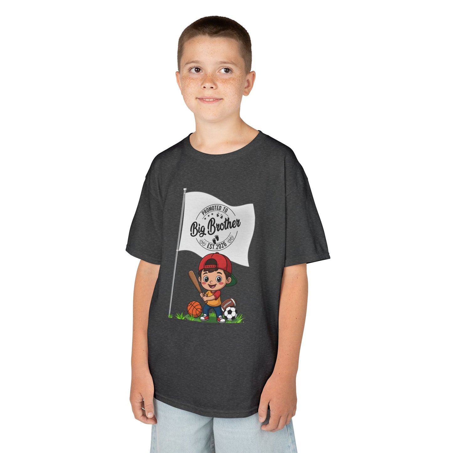 Kids' Promoted to Big Brother 2026 T-Shirt - 16 colors
