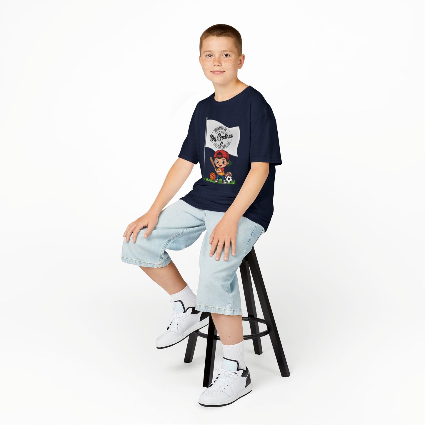 Kids' Promoted to Big Brother 2026 T-Shirt - 16 colors