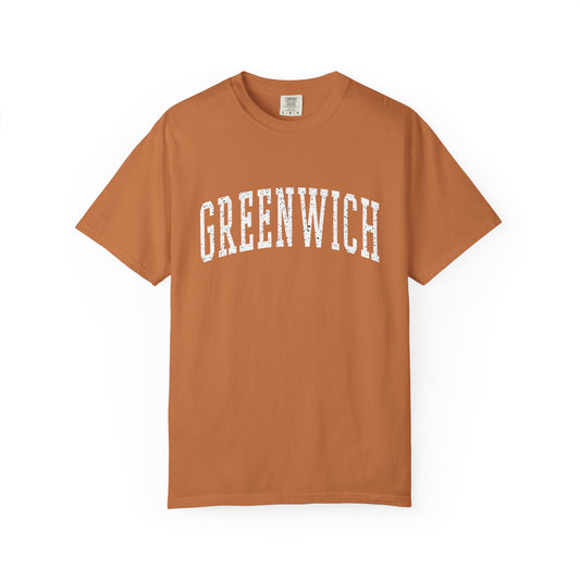 Greenwich CT Classic Block T-shirt
