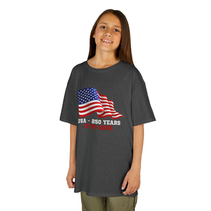 Kids' USA 250 Years Birthday 1776-2026 T-shirt - 15 colors