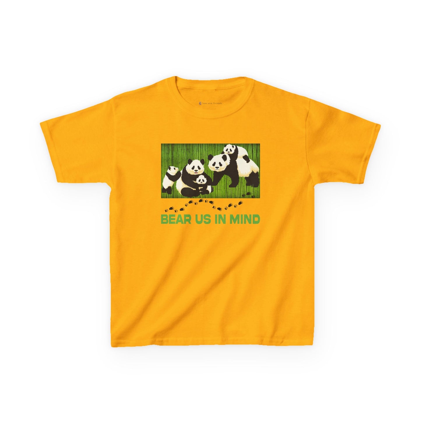 Kids' Bear Us In Mind Panda T-Shirt - 15 colors