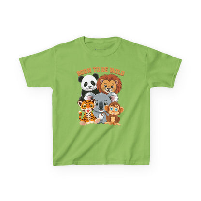Kids' Born to Be Wild Animal Friends T-Shirt - 18 colors