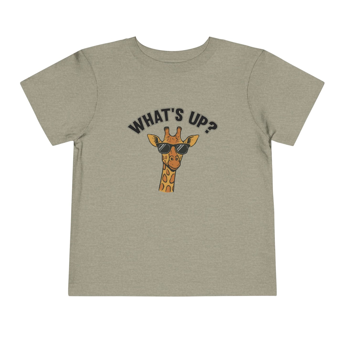 What's Up Cute Giraffe Toddler Tee - 6 colors