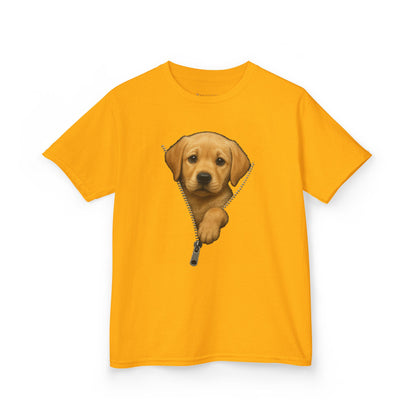 Kids' Peeking Puppy T-shirt - 15 colors