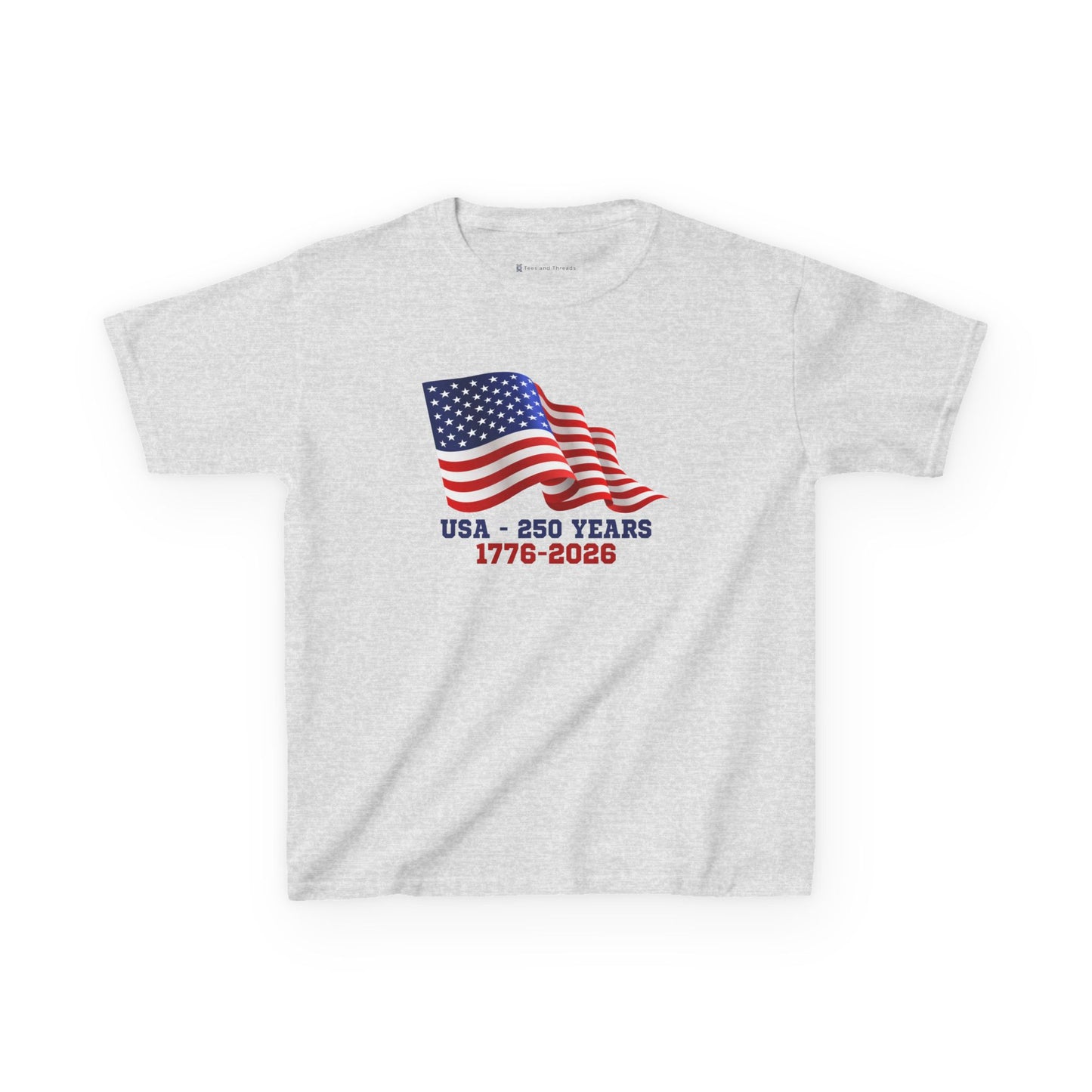 Kids' USA 250 Years Birthday 1776-2026 T-shirt - 15 colors