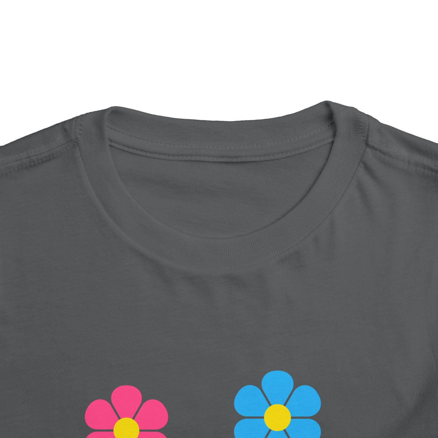 Girls' Smiley Cute Toddler Flower Tee - 10 colors