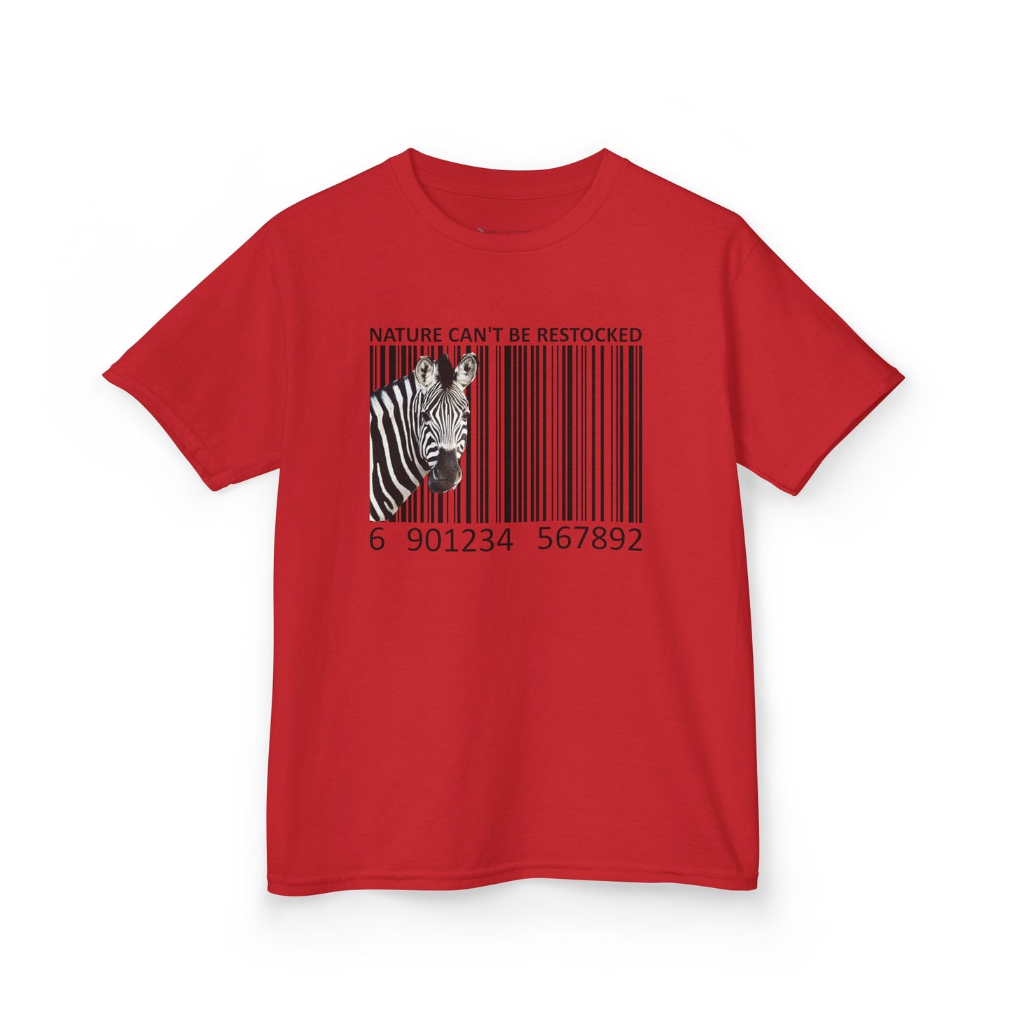 Kids' Nature Can't Be Restocked Zebra T-shirt - 10 colors