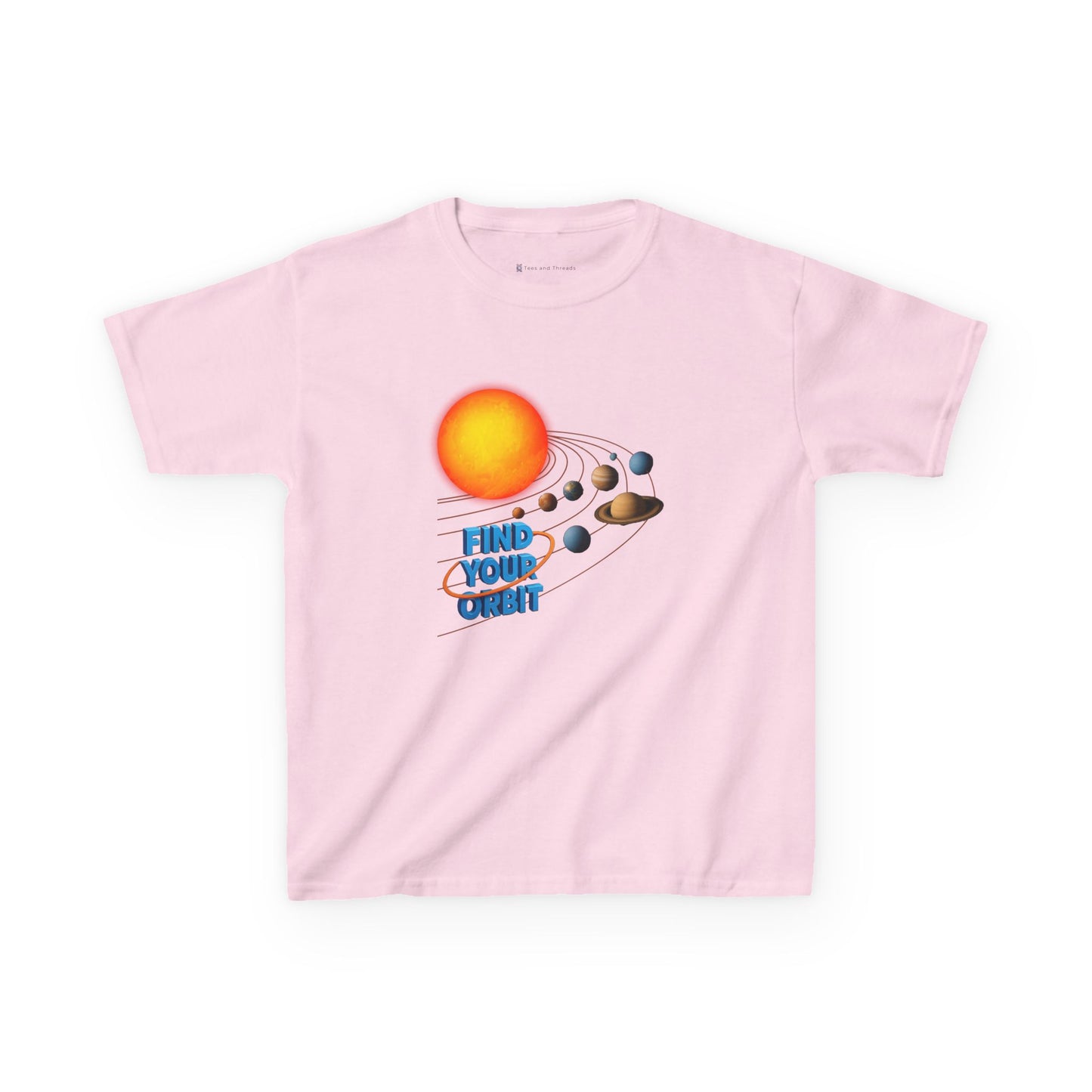 Kids' Find Your Orbit Planets T-shirt - 13 colors