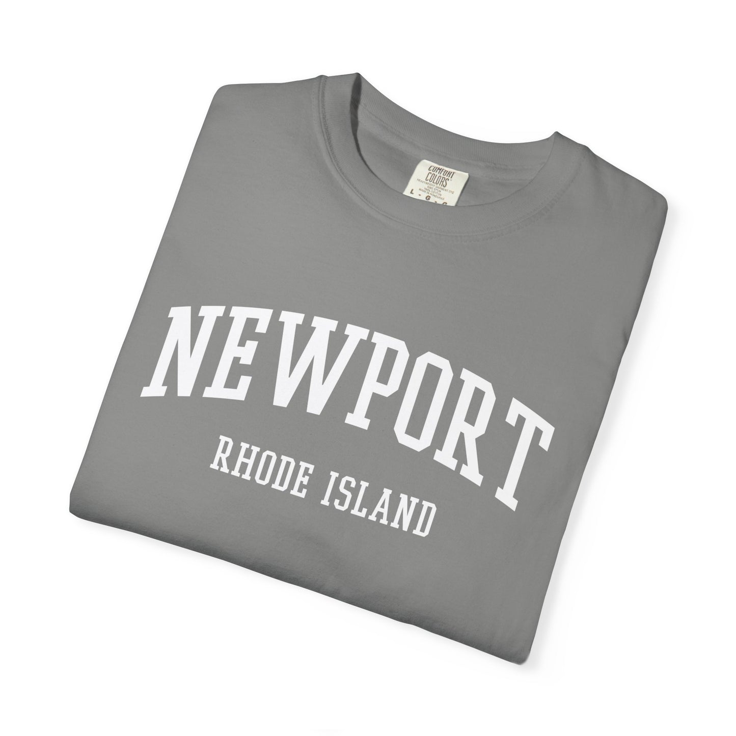 Newport Rhode Island Classic Block T-shirt - 15 colors