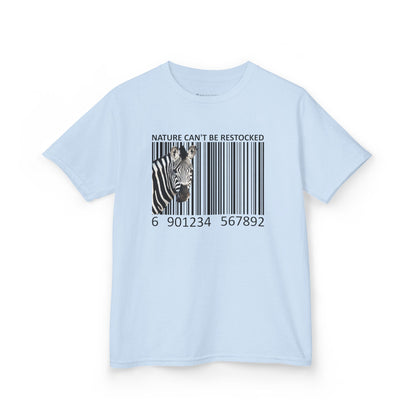Kids' Nature Can't Be Restocked Zebra T-shirt - 10 colors