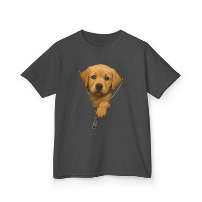 Kids' Peeking Puppy T-shirt - 15 colors
