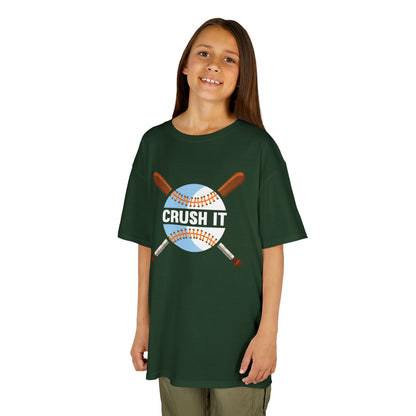 Kids' Crush It Baseball T-Shirt - 8 colors