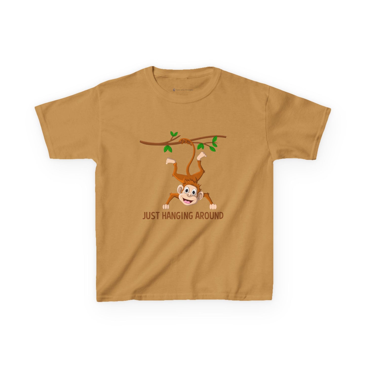 Kids' Just Hanging Around Monkey T-Shirt - 18 colors