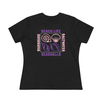 Women's Beach Life Semi-Relaxed T-Shirt - 4 colors
