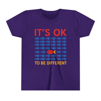 It's OK To Be Different Fishy Friends Kids T-Shirt