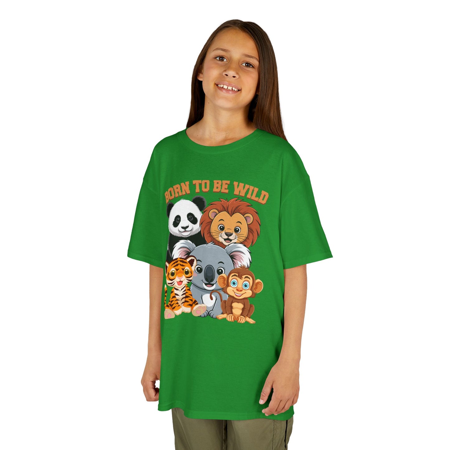 Kids' Born to Be Wild Animal Friends T-Shirt - 18 colors