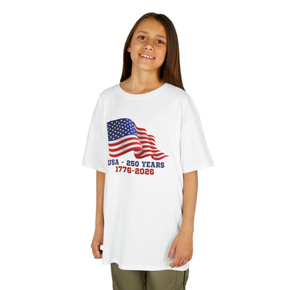 Kids' USA 250 Years Birthday 1776-2026 T-shirt - 15 colors