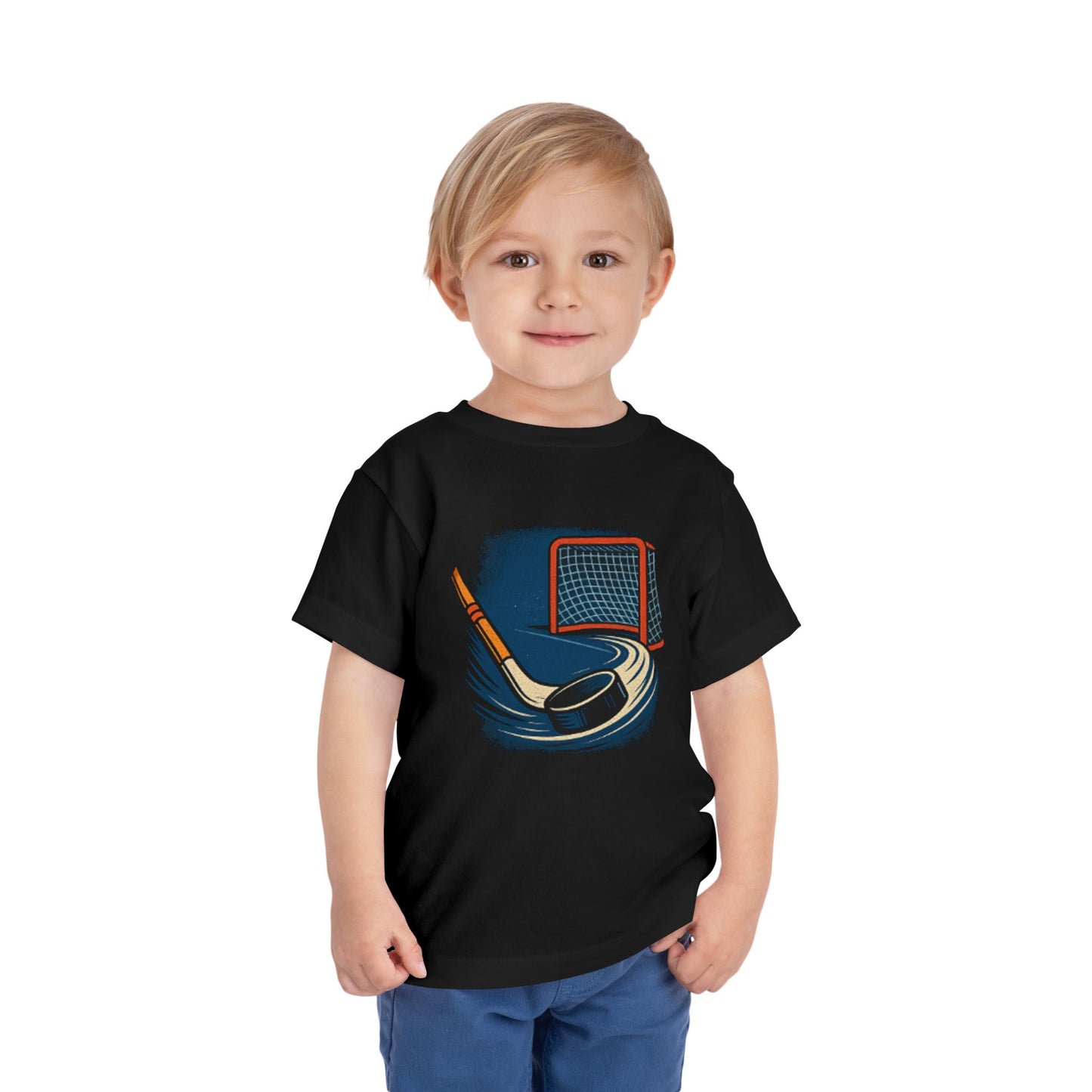 Hockey Slapshot Cute Toddler Tee - 8 colors