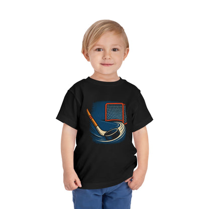 Hockey Slapshot Cute Toddler Tee - 8 colors