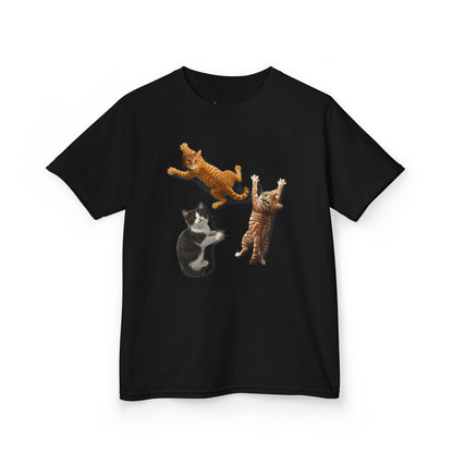 Kids' Clinging Kittens T-Shirt - 14 colors