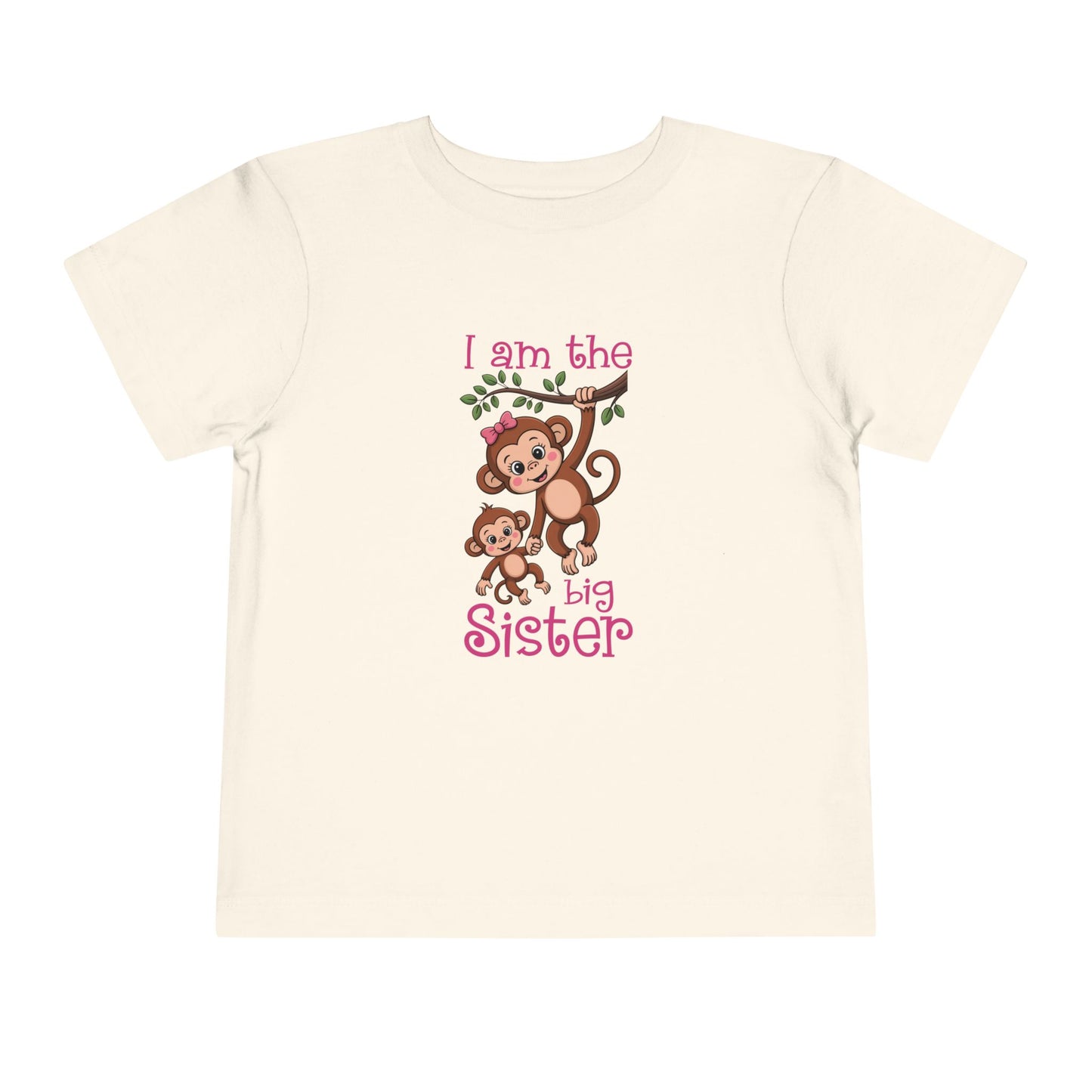 I Am The Big Sister Cute Toddler Tee - 7 colors