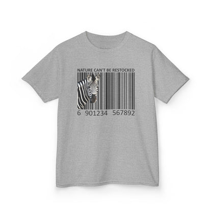 Kids' Nature Can't Be Restocked Zebra T-shirt - 10 colors
